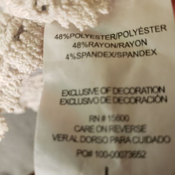 Jolt Womens Plaid Long Sleeve Top Lace Trim Button Cuff Large Poly Rayon Spandex - Picture 5 of 8